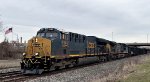 CSX 3340 leads coal out of town.